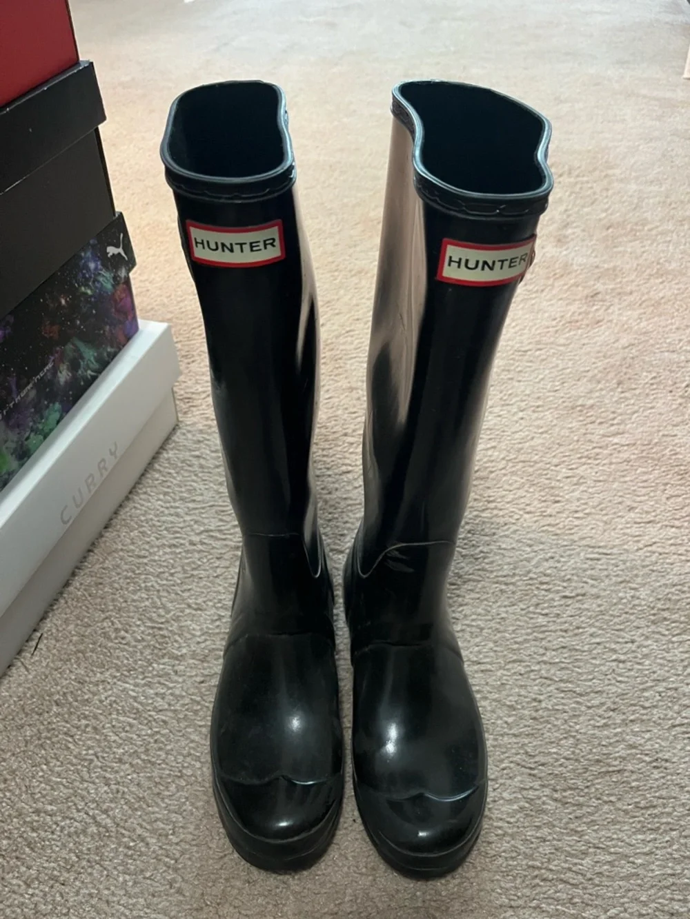 Hunter Tall Rain Boots - Picture 1 of 7